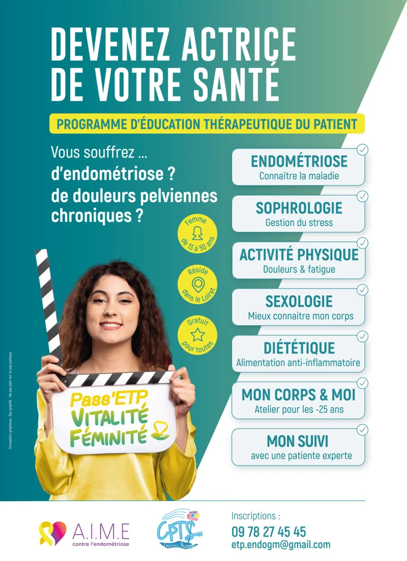 Parcours endométriose CTPS Gâtinais Montargeois Parcours endométriose CTPS Gâtinais Montargeois